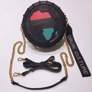 Orijin Culture Mini Retro Africa Medallion Round Bag